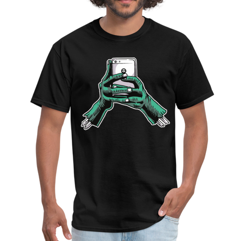 Image of Phone Zombie Halloween Unisex T-Shirt - DNA Trends