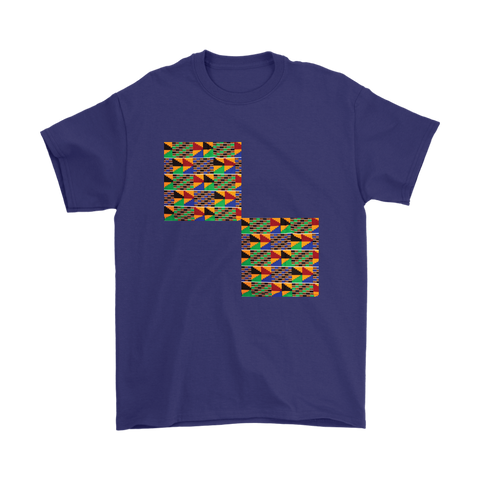 Image of DNA African Print Men's T-Shirt - DNA Trends