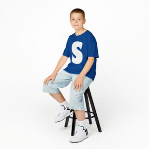 Chipmunks "S" Simon Letter Print T-Shirt Halloween Costume Apparel Heavy Cotton™ Tee