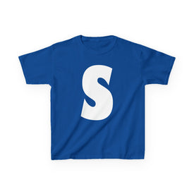 Chipmunks "S" Simon Letter Print T-Shirt Halloween Costume Apparel Heavy Cotton™ Tee
