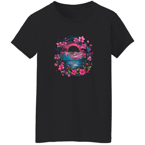 Image of Blooming Sunset  Spring Fling Ladies' 5.3 oz. T-Shirt , Mother's Day
