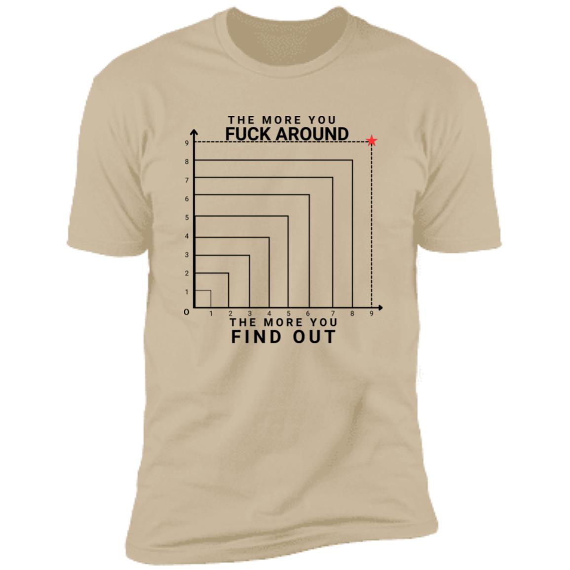 The More You Fuck Around, The More You'll Find OutT-Shirt