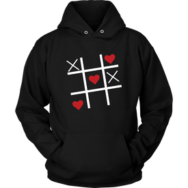 Valentine Tic Tac Toe Hoodie - DNA Trends