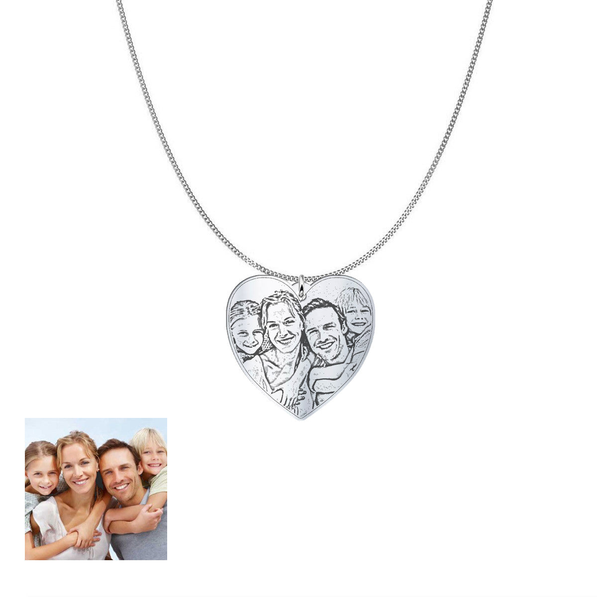 Love Family Photo Pendant - DNA Trends