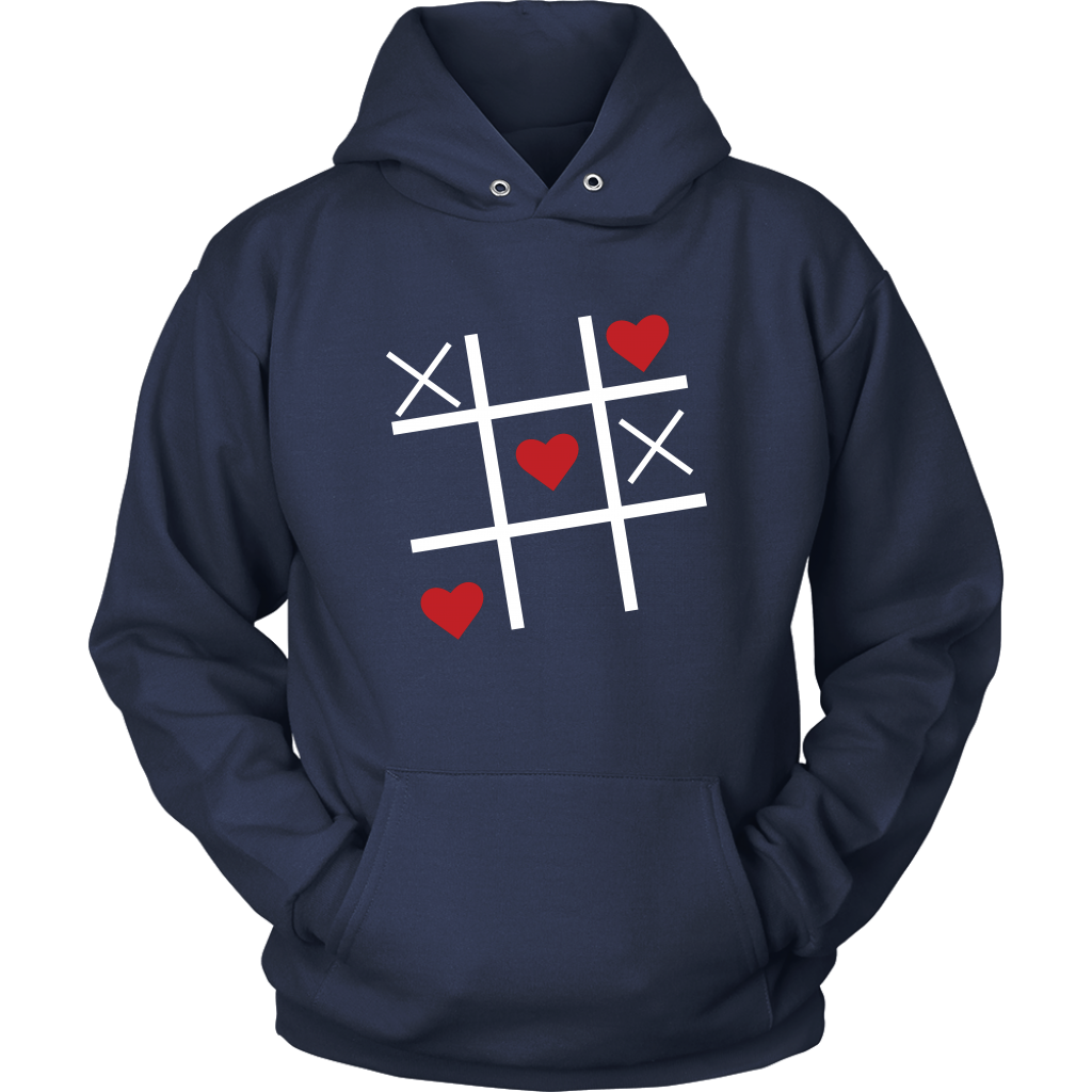 Valentine Tic Tac Toe Hoodie - DNA Trends