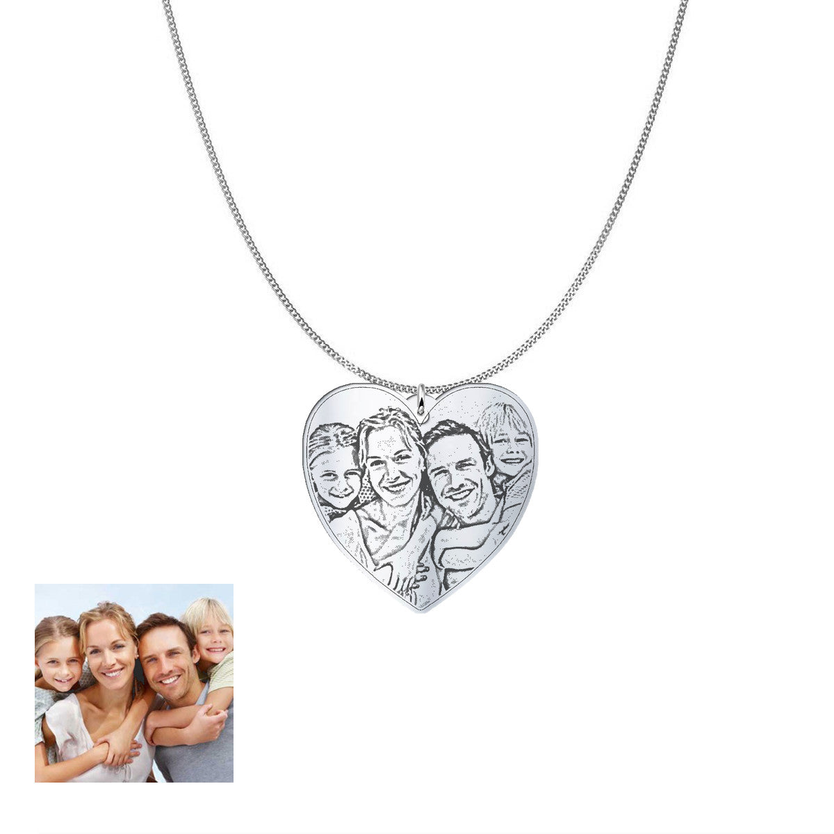 Love Family Photo Pendant - DNA Trends