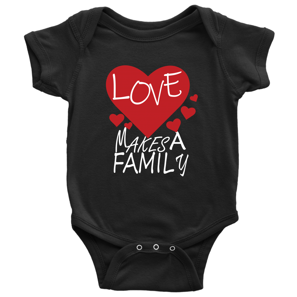 Family Love Baby Bodysuit - DNA Trends