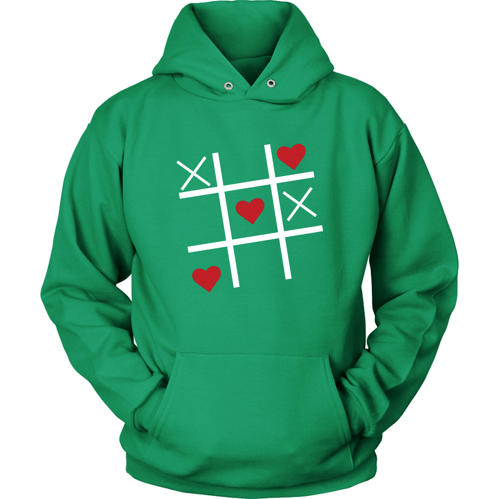 Valentine Tic Tac Toe Hoodie - DNA Trends