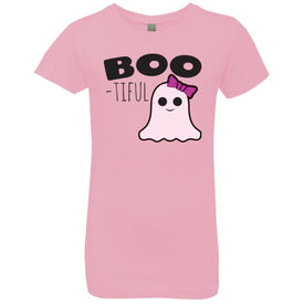 BOO-TIFUL Ghost Halloween Costume Girls' Princess T-Shirt