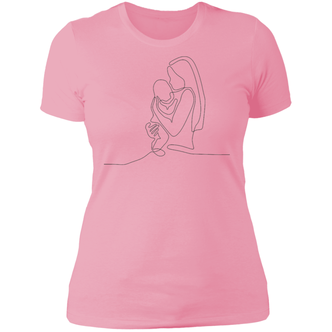 Line Art Mother's Day Ladies' T-Shirt - DNA Trends