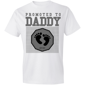 Promoted To Daddy Lightweight T-Shirt - DNA Trends