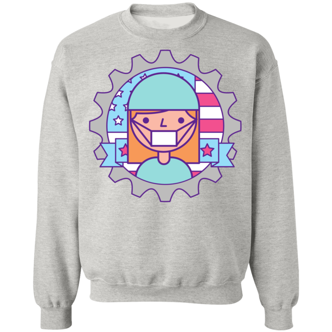 Essential Worker Labor Day Crewneck Pullover Sweatshirt - DNA Trends