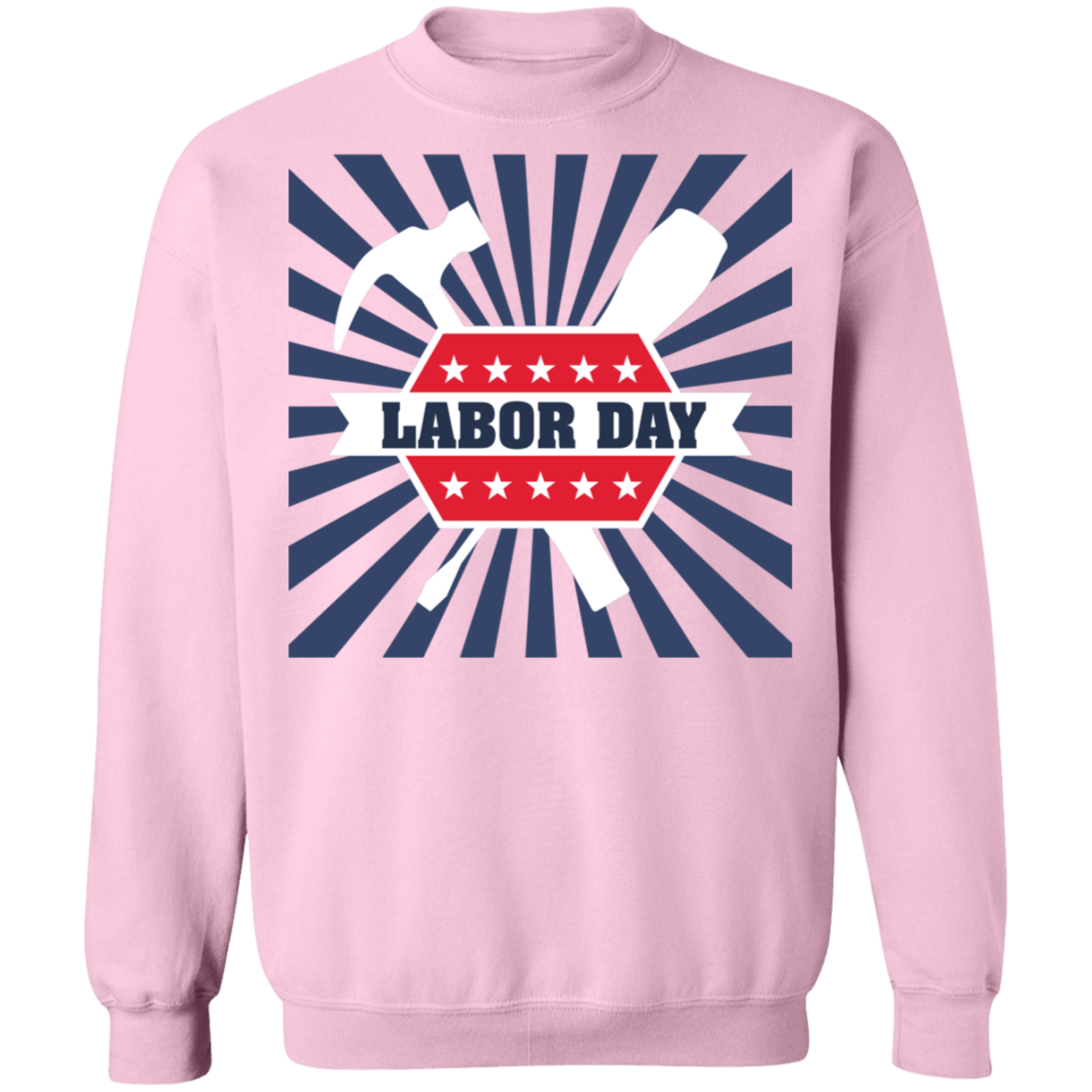 Labor Day Crewneck Pullover Sweatshirt - DNA Trends