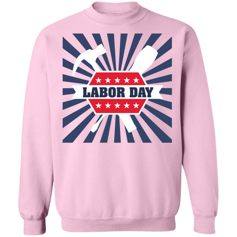 Image of Labor Day Crewneck Pullover Sweatshirt - DNA Trends