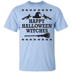 Happy Halloween Witches T-Shirt Halloween Clothing (Boys) - DNA Trends