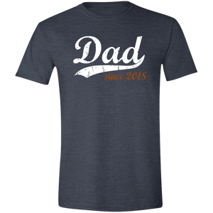 Dad Since 2018 Softstyle T-Shirt - DNA Trends