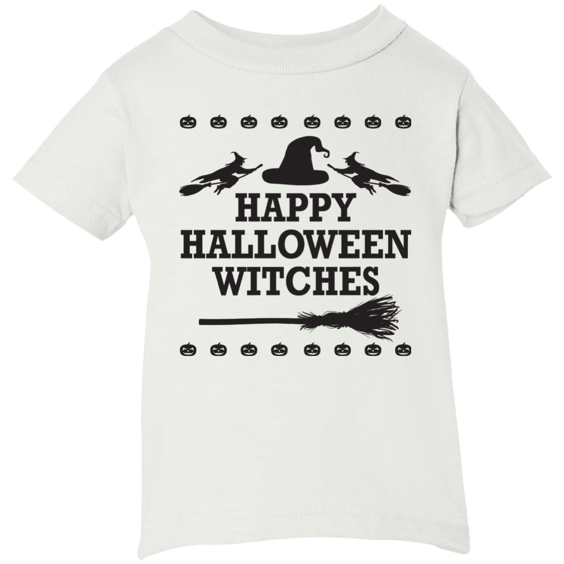 Happy Halloween Witches T-Shirt Halloween Clothing (Infants) - DNA Trends