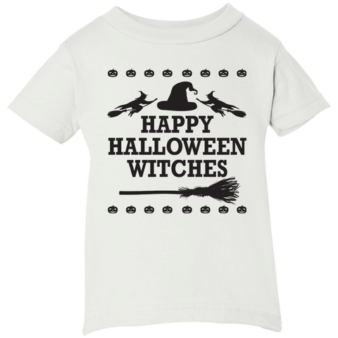 Image of Happy Halloween Witches T-Shirt Halloween Clothing (Infants) - DNA Trends