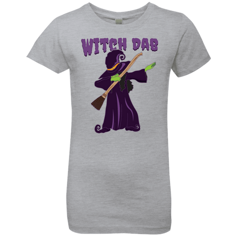 Image of Trendy Witch Dab T-Shirt Halloween Tshirts (Girls) - DNA Trends