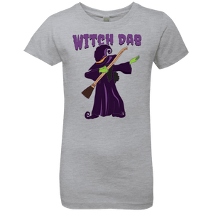 Trendy Witch Dab T-Shirt Halloween Tshirts (Girls) - DNA Trends