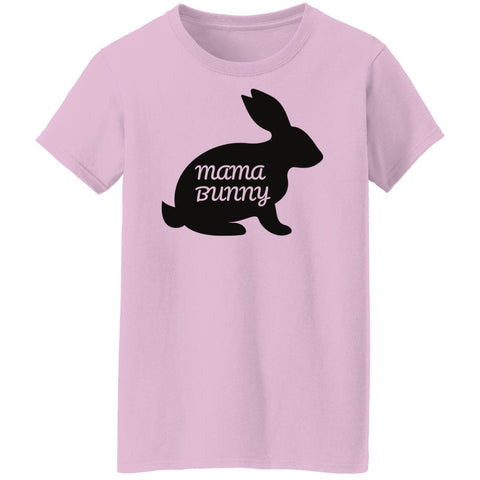 Image of Mama Bunny Easter  Ladies'  T-Shirt:  For Moms, Easter Bunny, nursing mother Easter,Mom Matching Outfit, 2022 Easter Mom, Best Mom
