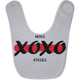 Hugs & Kisses Baby Bib - DNA Trends