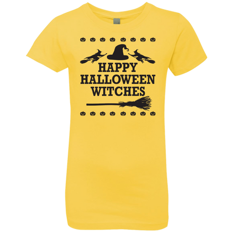Image of Happy Halloween Witches T-Shirt Halloween Clothes (Girls) - DNA Trends