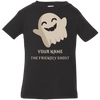 Personalised Friendly Ghost Halloween Costume Jersey T-Shirt(Infant) - DNA Trends