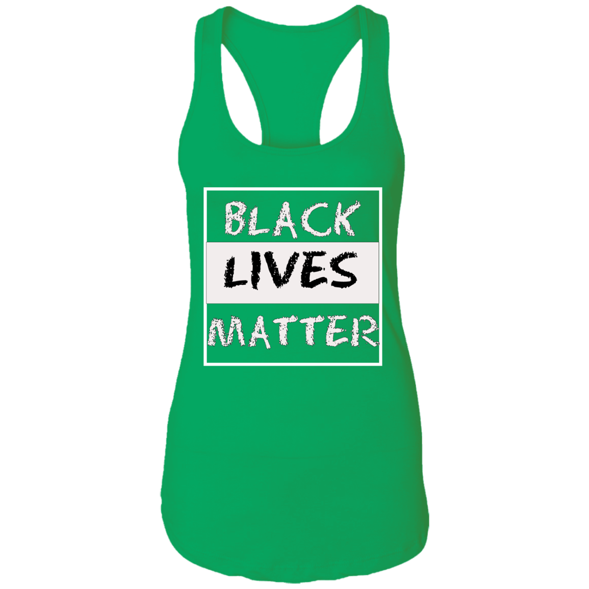 Black Lives Matter Ladies Racerback Tank - DNA Trends