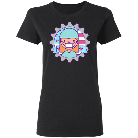 Image of Essential Worker Labor Day Ladies'  T-Shirt - DNA Trends