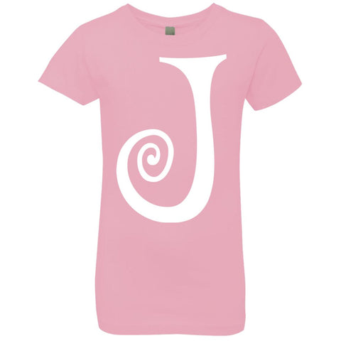 Image of Chipettes "J" Jeannette Letter Print T-Shirts  (Girls) - DNA Trends