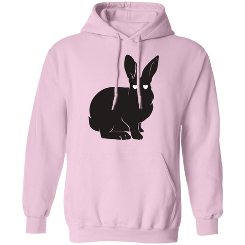Image of Silhouette Cute Easter Bunny  Pullover Hoodie: Cute Easter Bunny, Cute Silhouette, Happy Easter, Family Easter