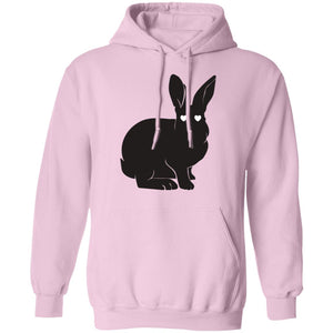 Silhouette Cute Easter Bunny  Pullover Hoodie: Cute Easter Bunny, Cute Silhouette, Happy Easter, Family Easter