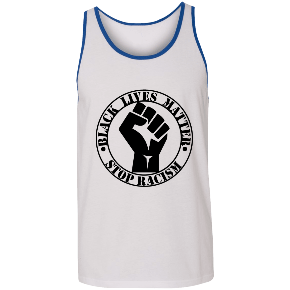 BLM NO TO RACISM Unisex Tank - DNA Trends