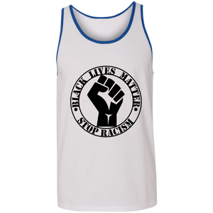 BLM NO TO RACISM Unisex Tank - DNA Trends