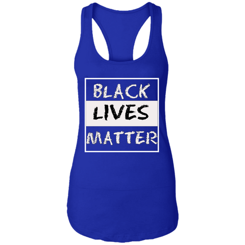Image of Black Lives Matter Ladies Racerback Tank - DNA Trends