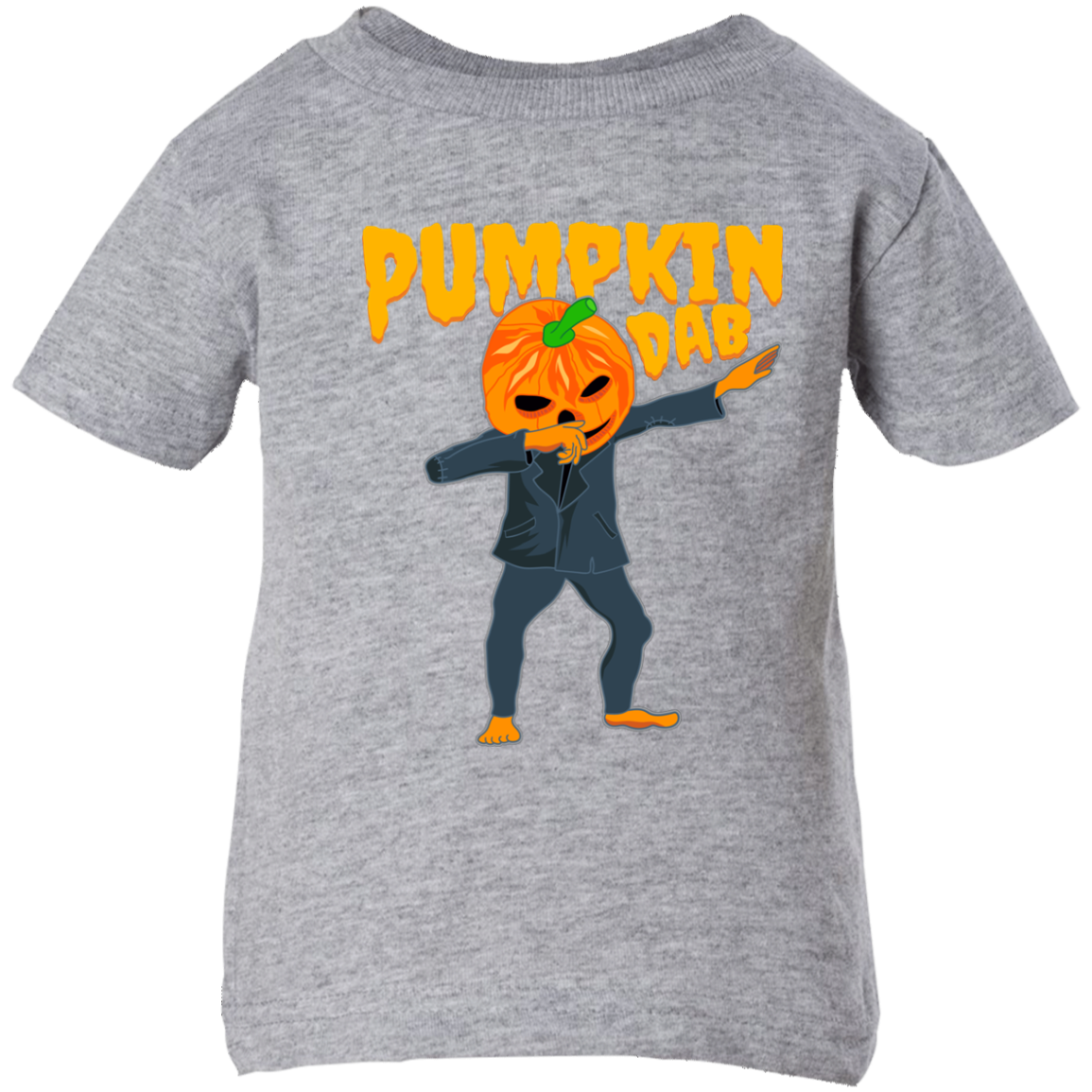 Trendy Pumpkinhead Dab T-Shirt Halloween Clothing (Infants) - DNA Trends
