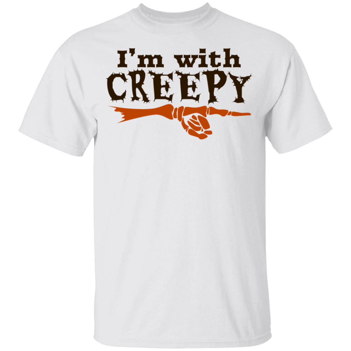 I'm With Creepy Halloween T-Shirt(Boys) - DNA Trends