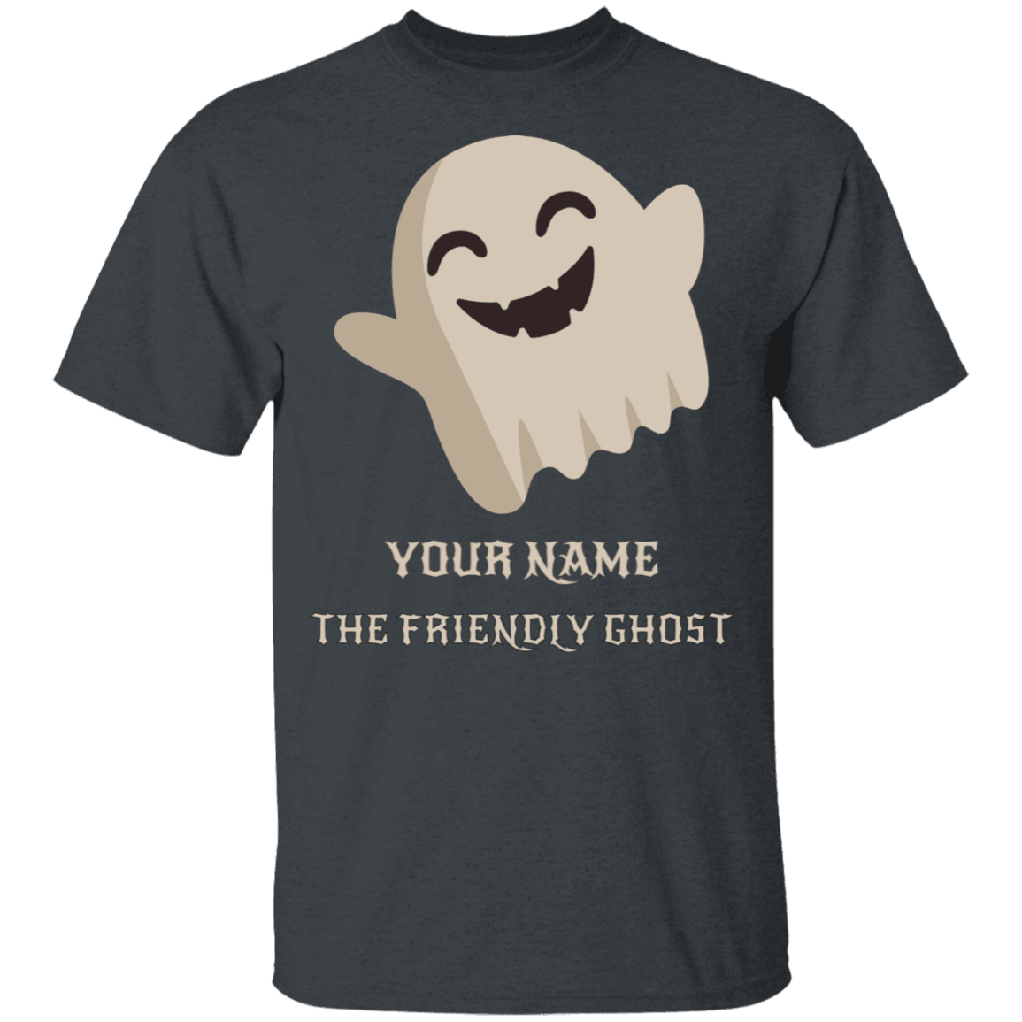 Personalised Friendly Ghost Halloween Costume T-Shirt(Boys) - DNA Trends