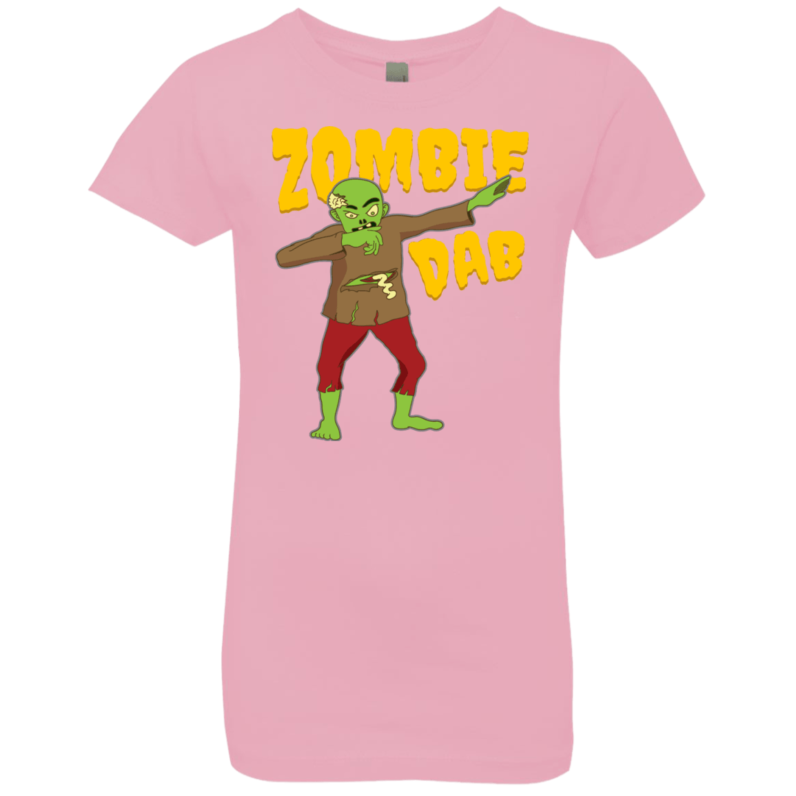Trendy Zombie Dab T-Shirt Halloween Tees (Girls) - DNA Trends
