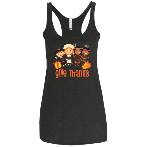 Image of Thanksgiving Racerback Tank - DNA Trends