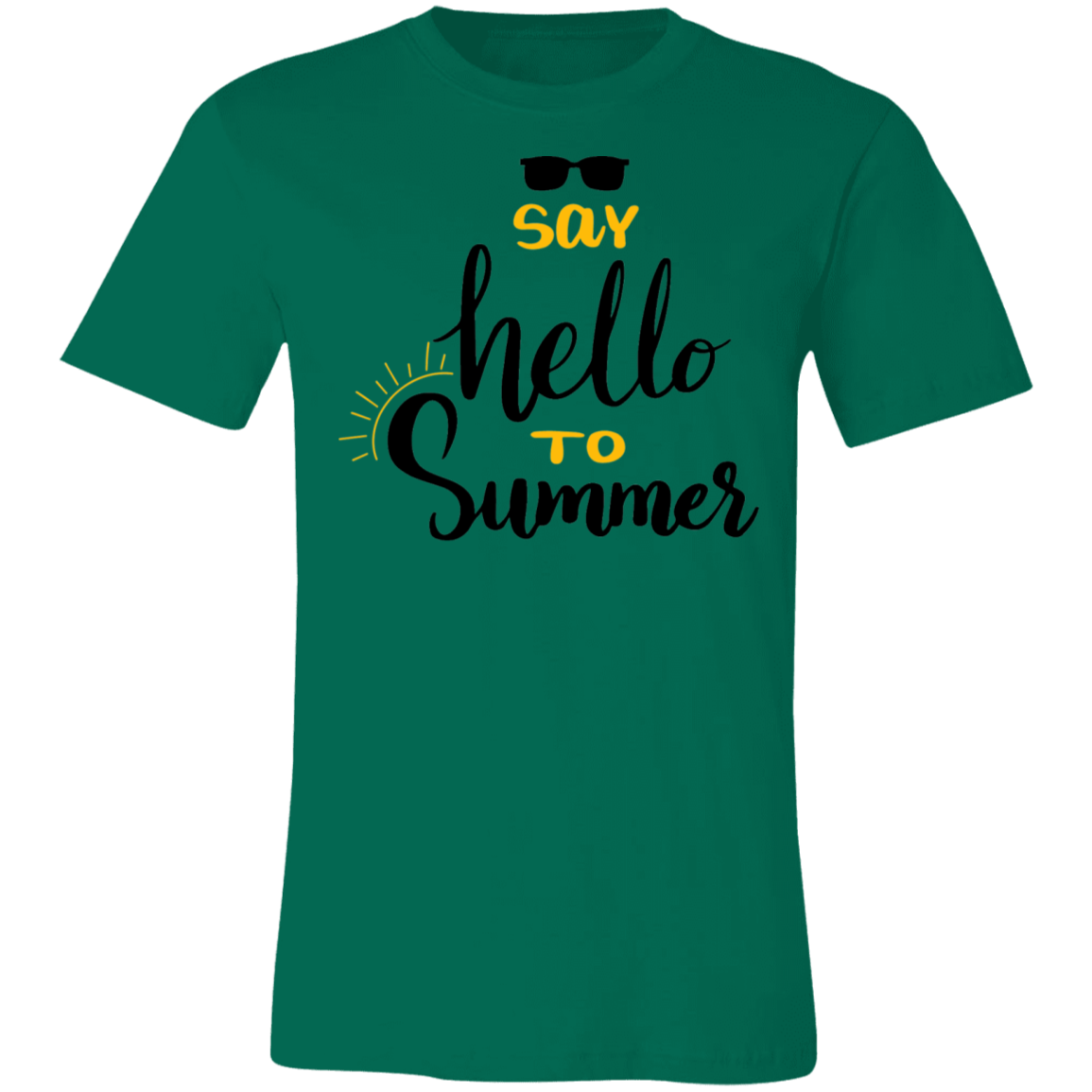 Say Hello To Summer Unisex  Jersey T-Shirt - DNA Trends