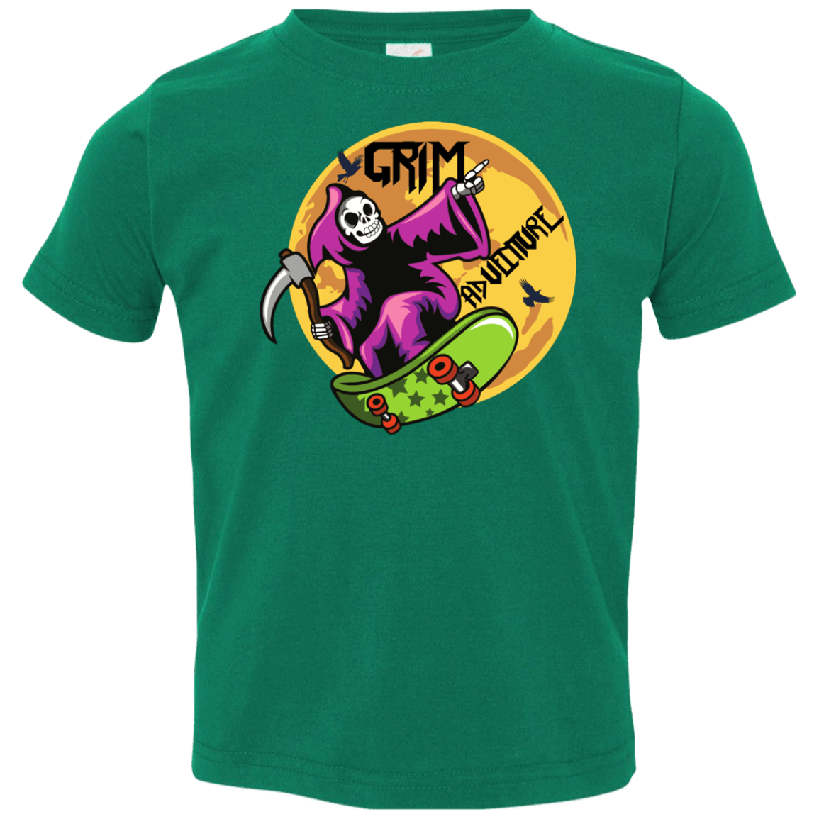 Grim Adventure Halloween Costume Toddler Jersey T-Shirt - DNA Trends