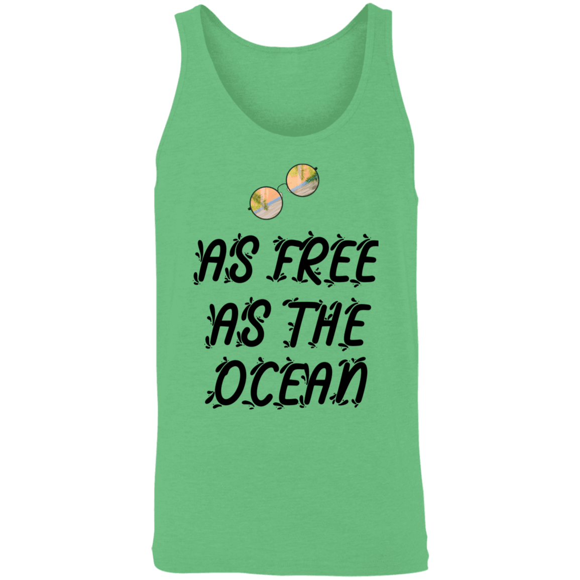 As Free As The Ocean  Unisex SummrTank - DNA Trends