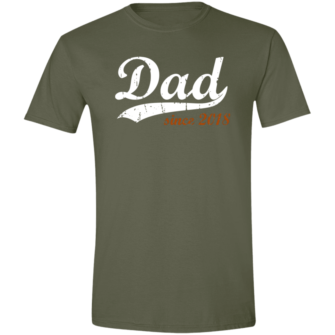 Dad Since 2018 Softstyle T-Shirt - DNA Trends