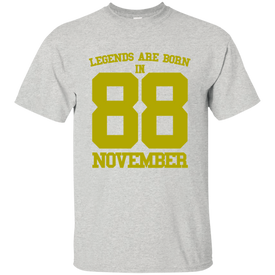Legends Are Born in November Ultra Cotton T-Shirt for 30th Brirthday - DNA Trends