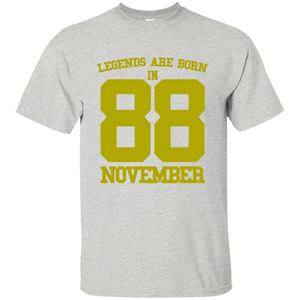 Legends Are Born in November Ultra Cotton T-Shirt for 30th Brirthday - DNA Trends