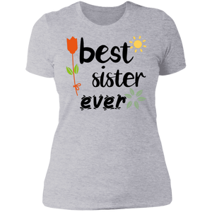 Best Sister Ever Ladies' Boyfriend T-Shirt - DNA Trends