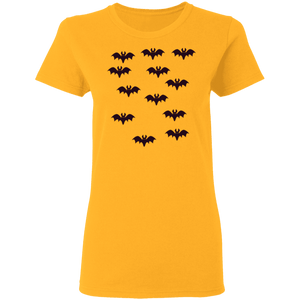 Bats Halloween Costume Ladies'  T-Shirt - DNA Trends