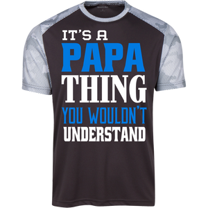 It's A Papa Thing CamoHex  T-Shirt - DNA Trends